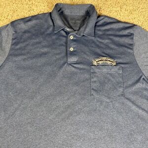 VTG Sierra Nevada Recover Brewery Craft Beer Polo Size XL Blue Heather